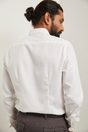 Extra-fitted non-iron textured shirt - White;Navy;Black