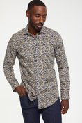 Non-iron Extra-Fitted floral print shirt