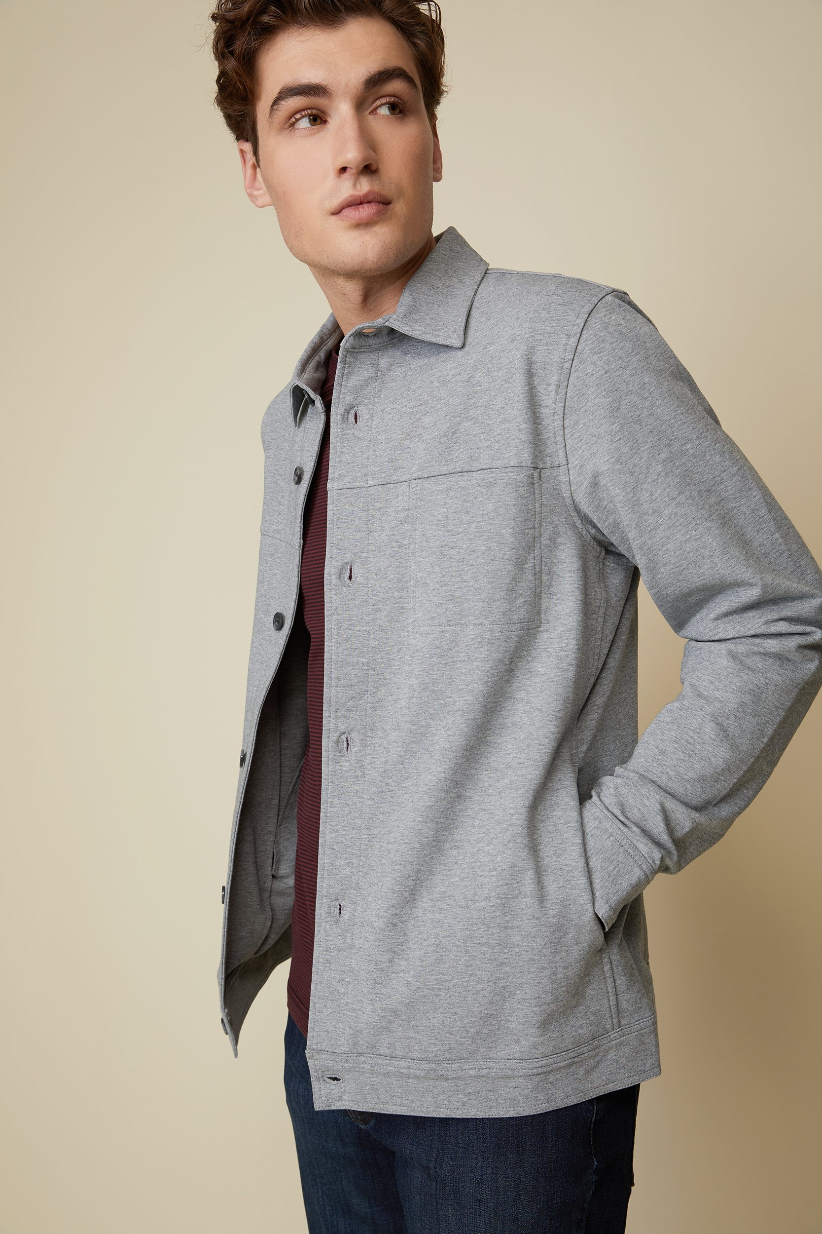 Overshirt With Flap Pockets