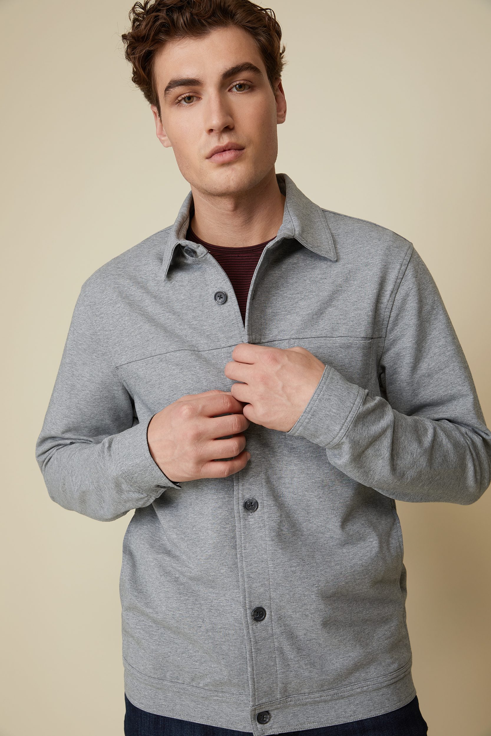 Overshirt With Flap Pockets