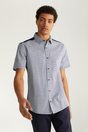 Jersey back  printed shirt - Multi Blue