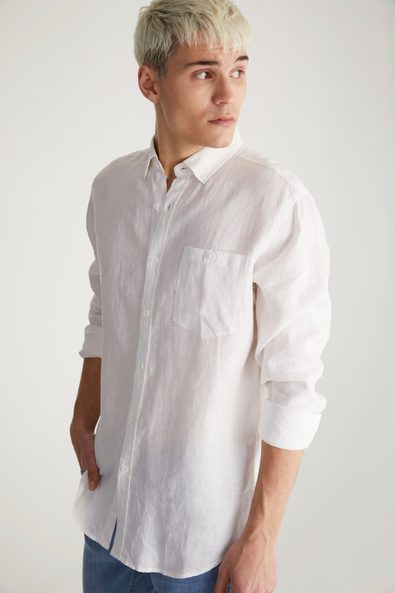 Linen essential shirt