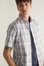 Check Fitted shirt - Multi Grey
