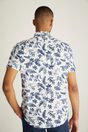 Tropical print Fitted shirt - Multi White
