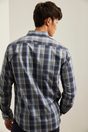 Check Fitted shirt - Multi Blue