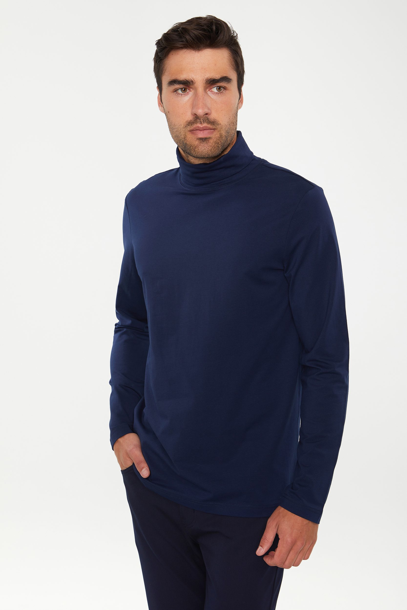 turtleneck sport shirt