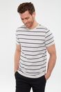 Striped t-shirt - Multi Beige