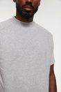Ovesized raglan t-shirt - Medium Heather Grey