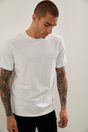 Relaxed solid t-shirt - White;Black