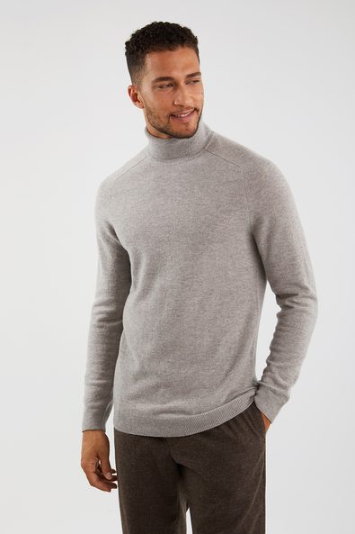 Merino Wool Turtle Neck Washable Sweater Sweaters Cardigans Men Tristan