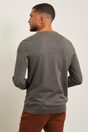 Colour Block crew neck sweater - Multi Grey