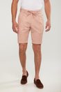 Relaxed pleated bermuda shorts - Beige;Light Pink
