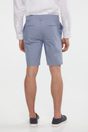 Striped bermuda shorts with pleats - Multi Blue