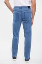 Five pocket rivetless slim jeans - Light blue