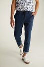 Elastic waistband jean jogger - Dark Blue