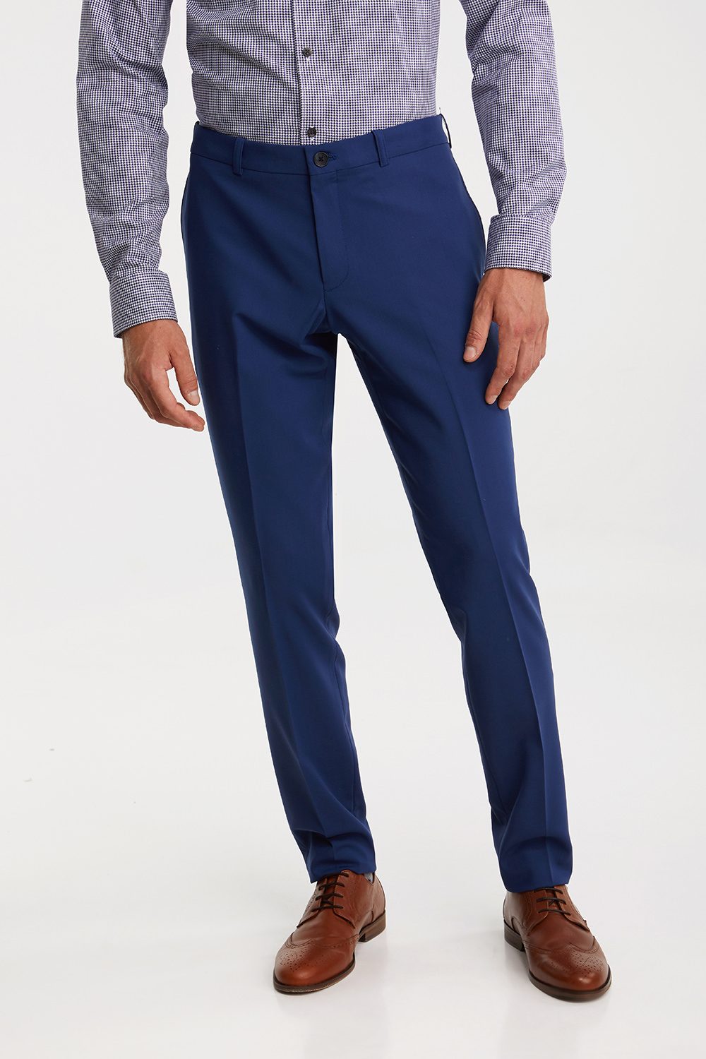 skinny fit slacks mens