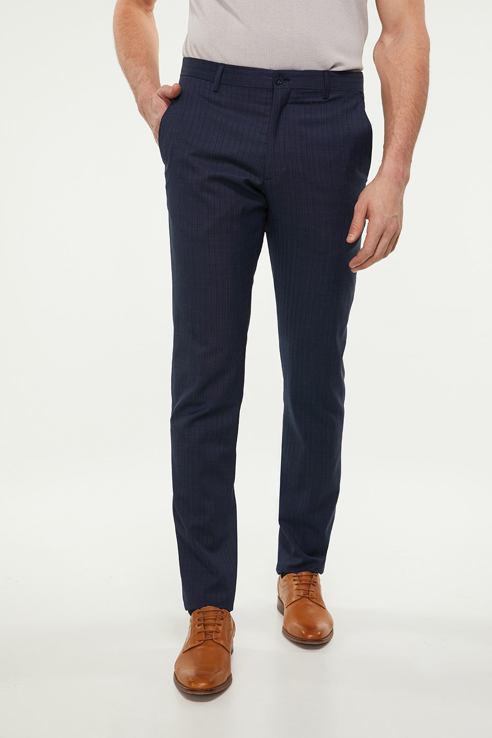 striped skinny fit jeans