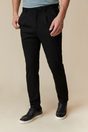 Pleated jersey pant - Black
