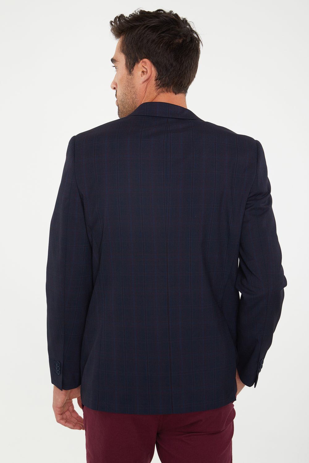 Extra-fitted Check Jacket